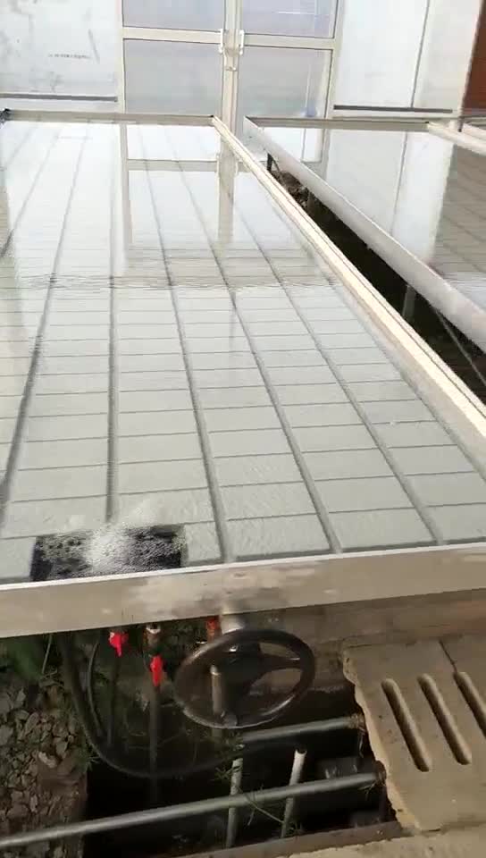 潮汐式灌溉苗床安装测试视频