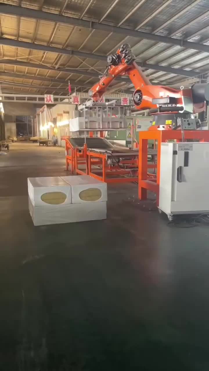 万卓保温岩棉板自动化生产线