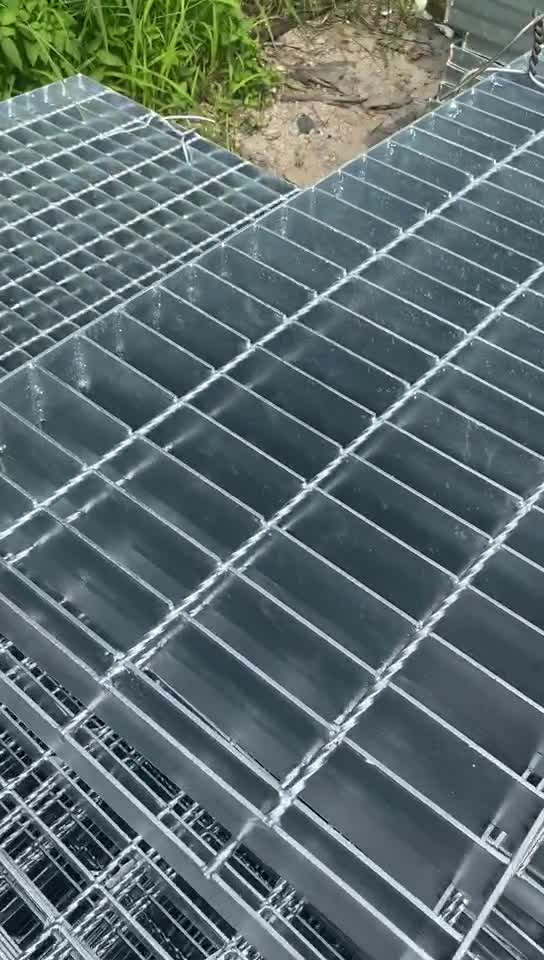 热镀锌钢格栅 平台钢格板 钢结构格栅板