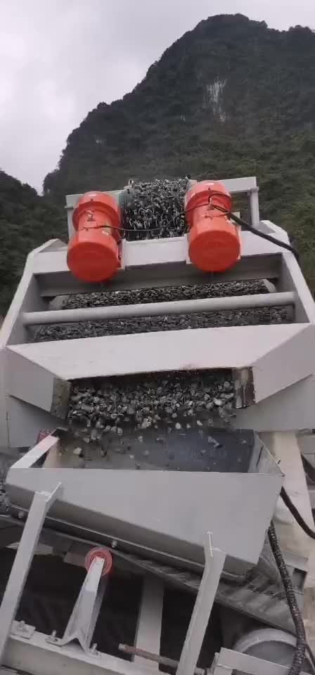 超声波洗石机工作视频洗矿机新洗石子机