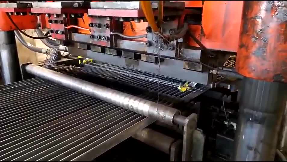 钢格板生产视频