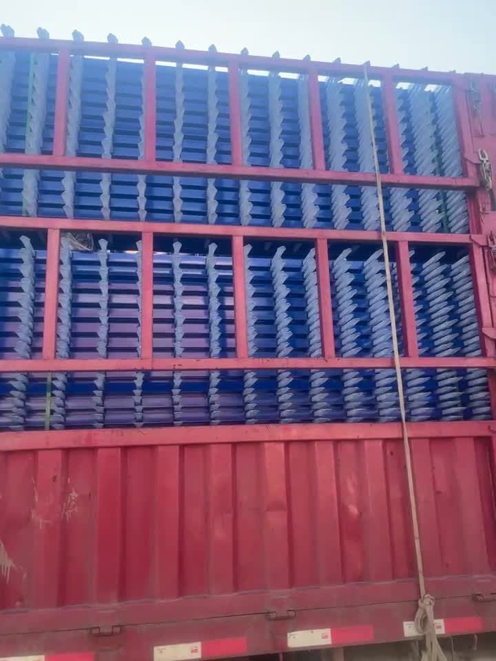 锌钢护栏装车视频