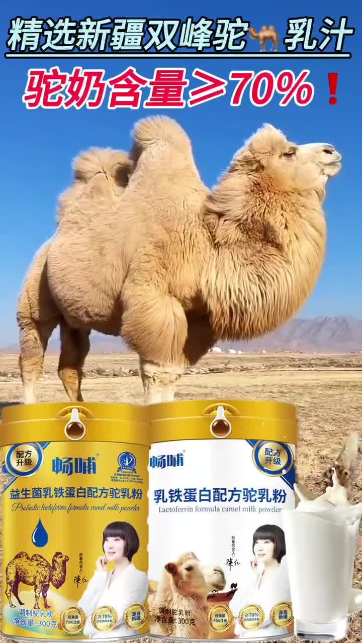 新疆新天雪乳业畅哺品牌70%配方驼奶粉