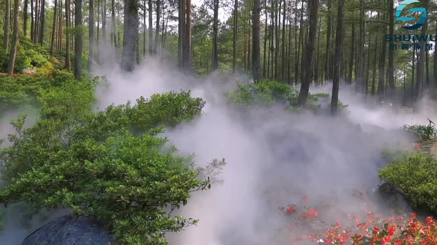 旅游景区雾喷、雾森降温造景系统