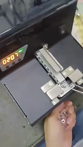 自动螺母排列机取料操作视频