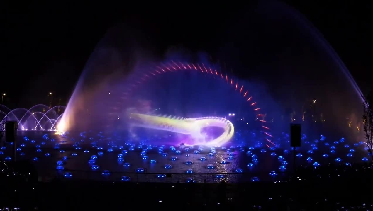 博驰环境的音乐喷泉视频