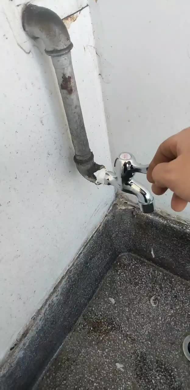 太原维修水管水龙头漏水视频