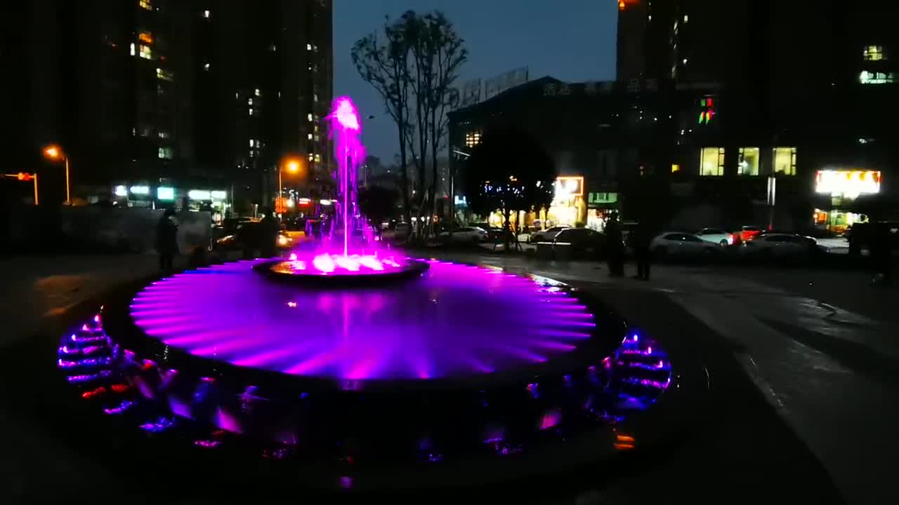 商业街喷泉亮化,贵阳喷泉厂家,广场喷泉