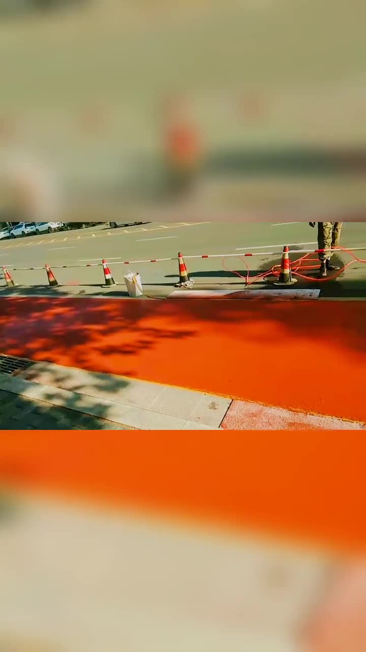 沥路力水性聚合物彩色防滑路面