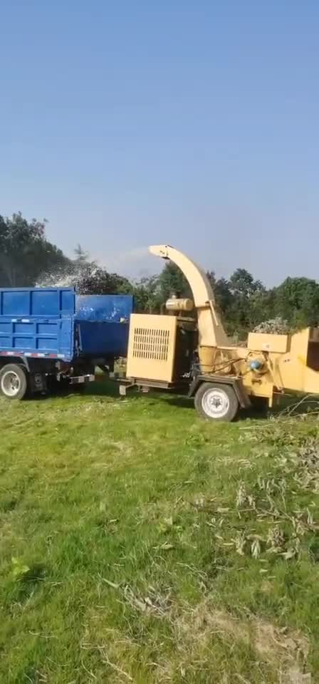 園林移動樹枝粉碎機苗圃綠化碎枝機