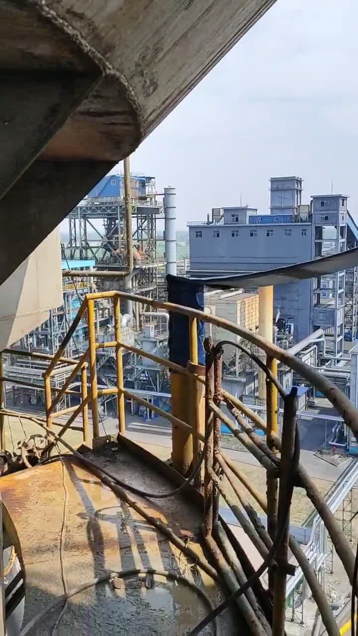 工厂脱硫塔水切割视频