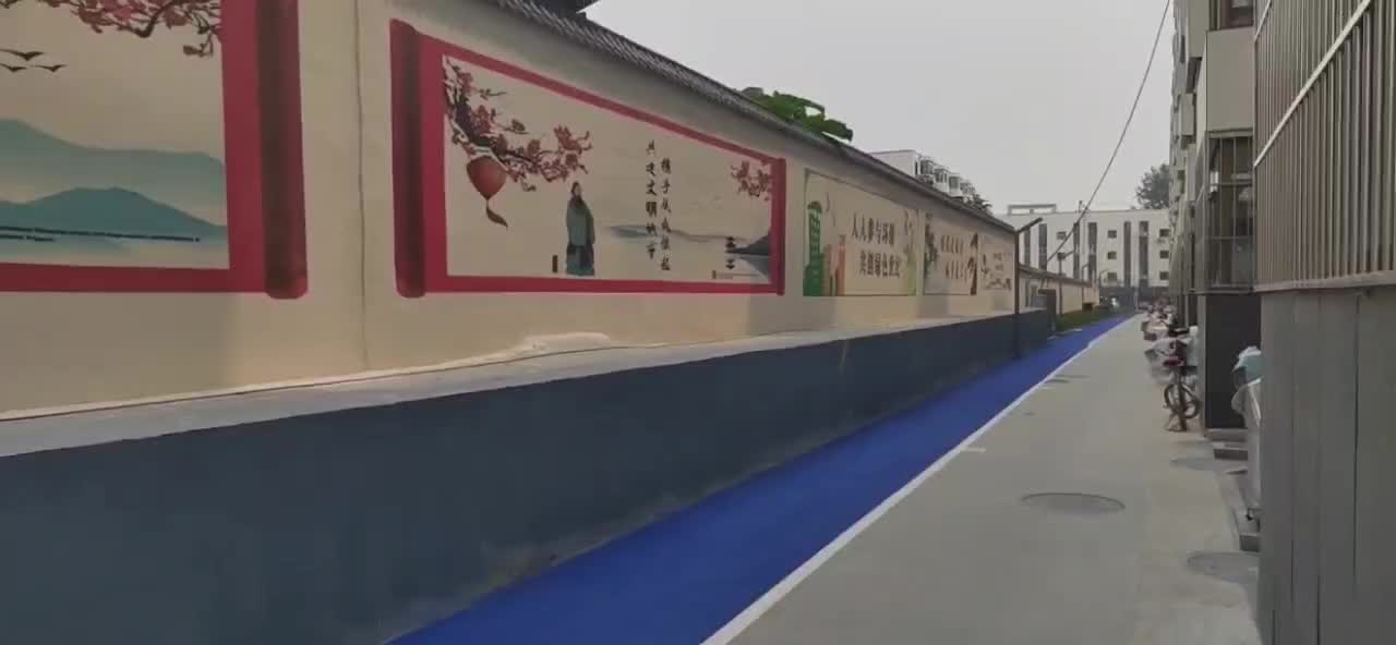 邯郸墙体喷画邯郸文化墙彩绘