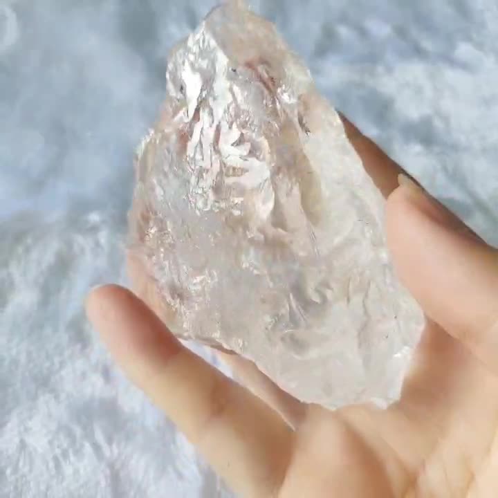天然白水晶原石白水晶标本扩香石