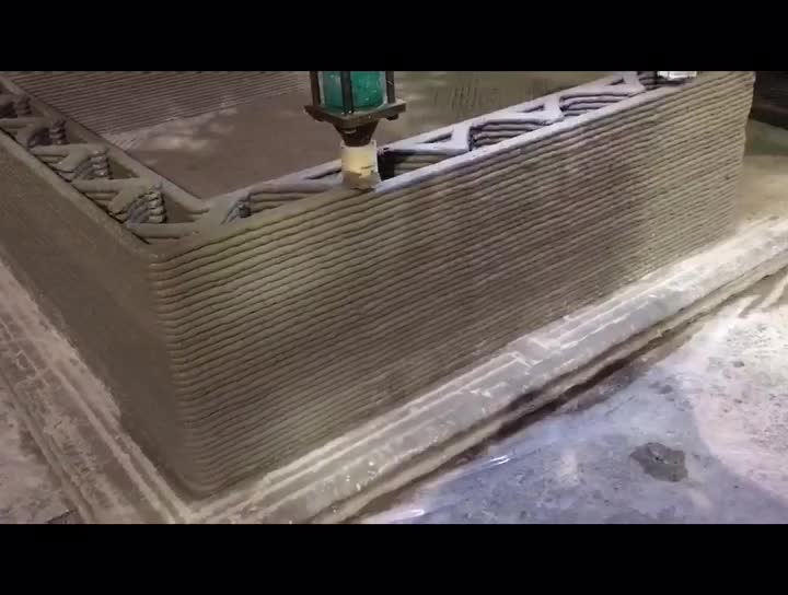 太空灰建筑3D打印视频