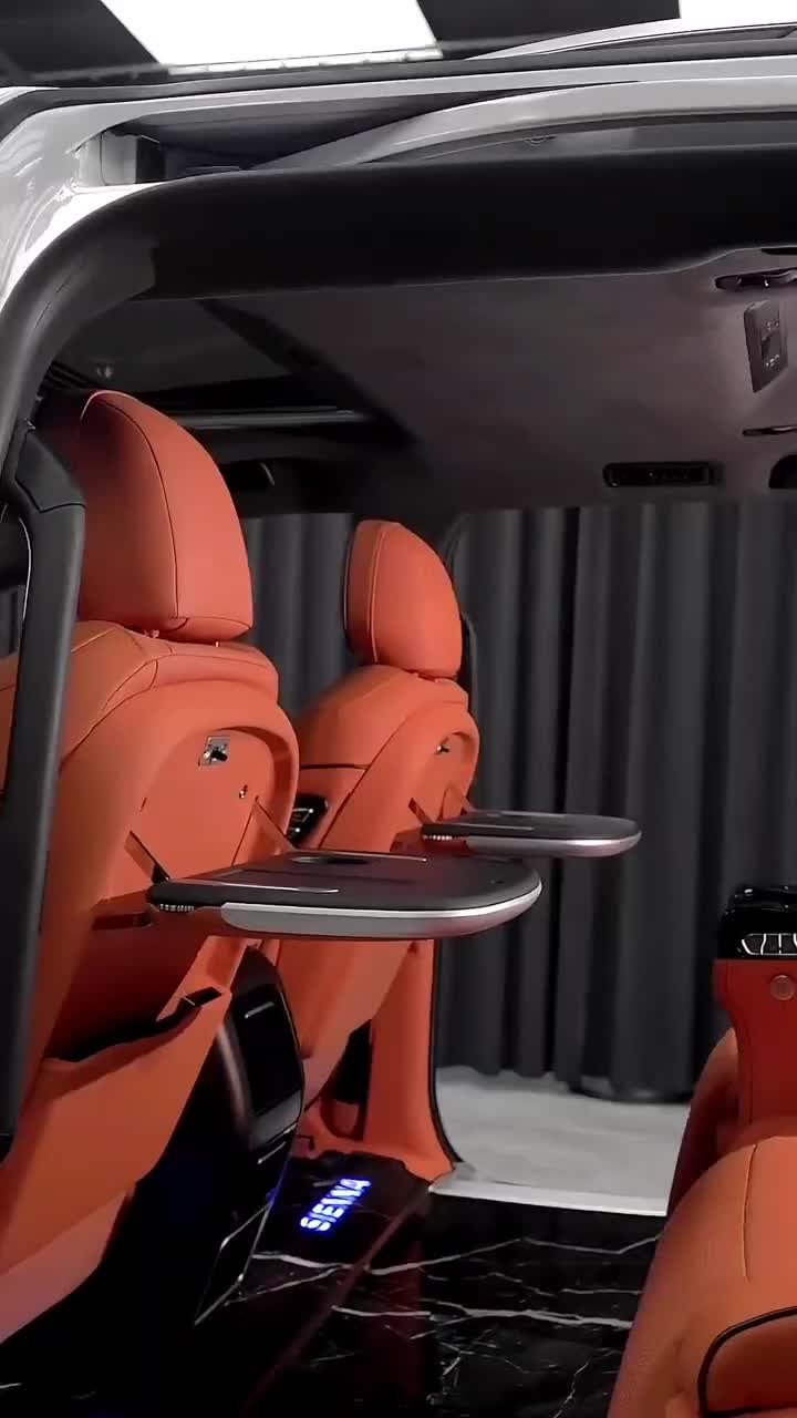 丰田赛那升级航空椅沙发床全车软包内饰升级