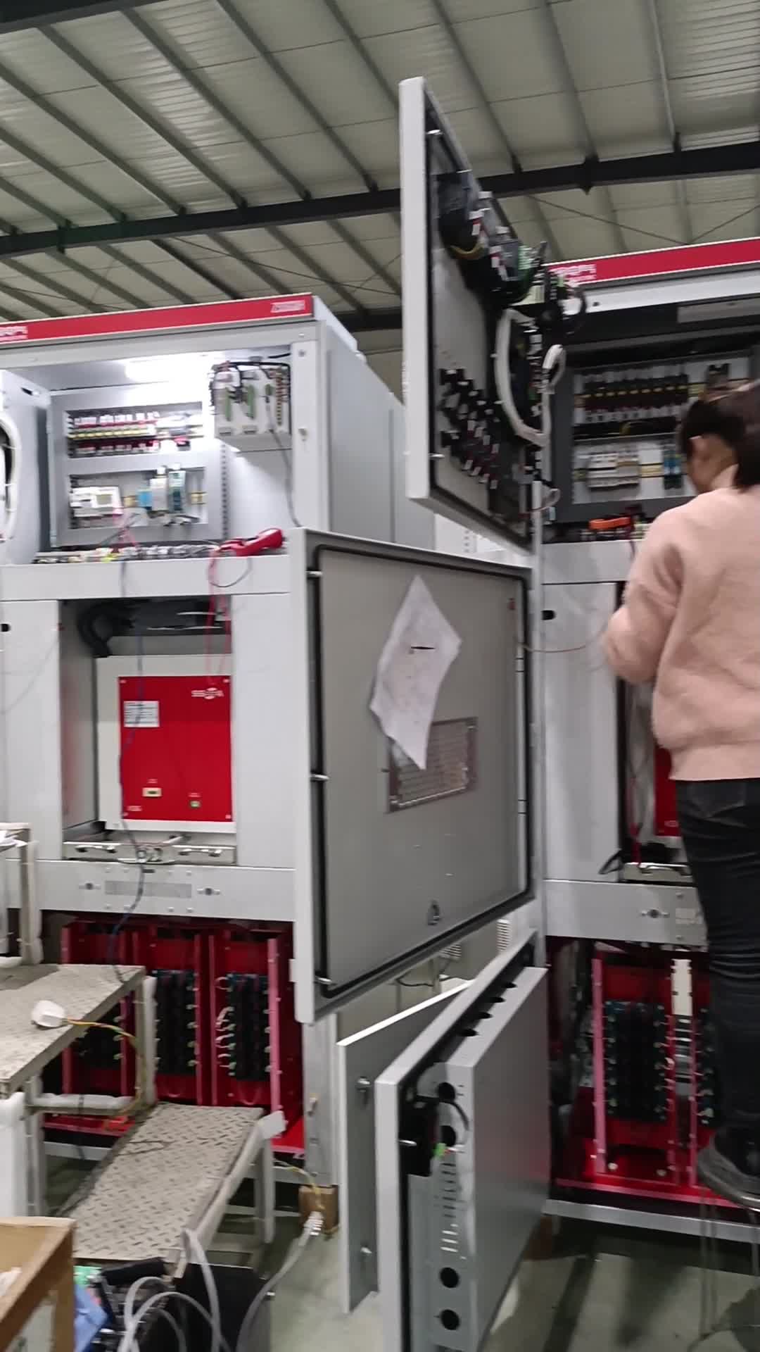 10KV高压电机软启动柜出厂检测