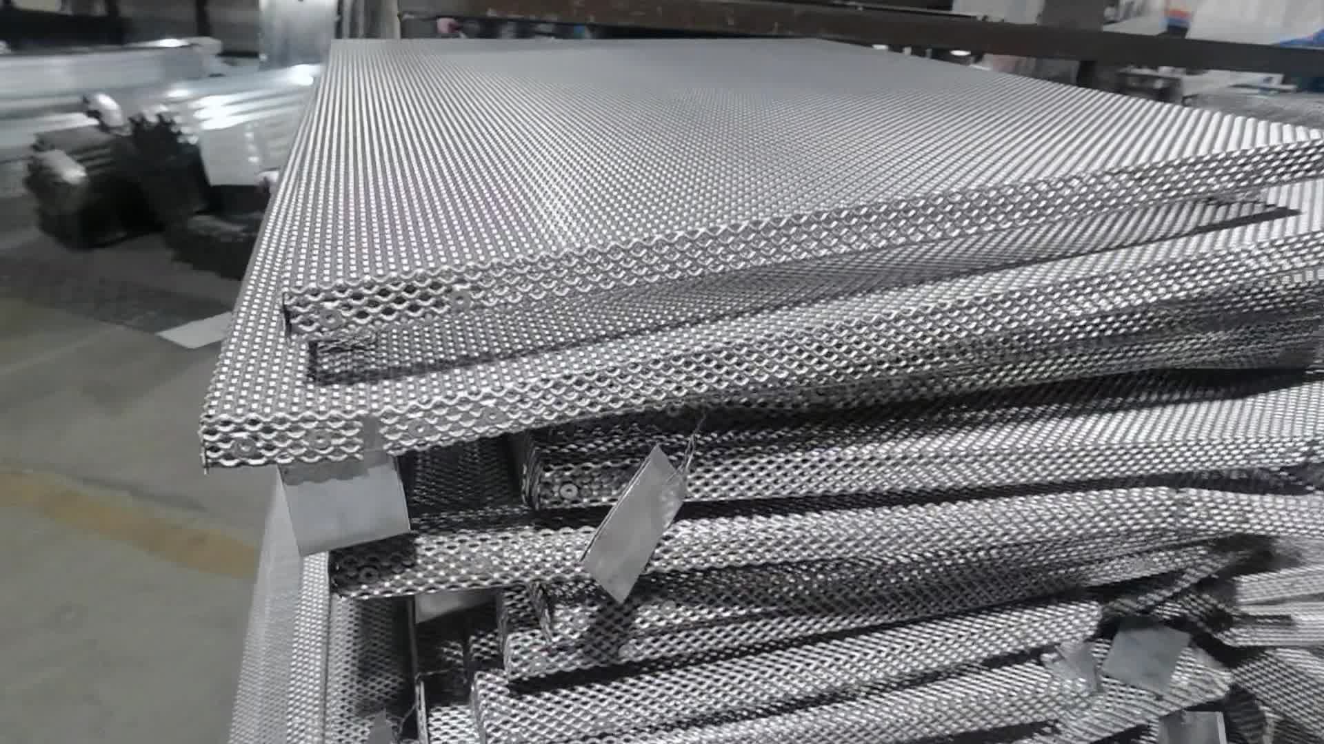 微小孔装饰幕墙天花铝板网，扩展铝板网厂家