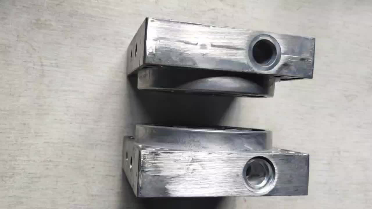 AB口液压动力单元用铝压铸中心阀块配件