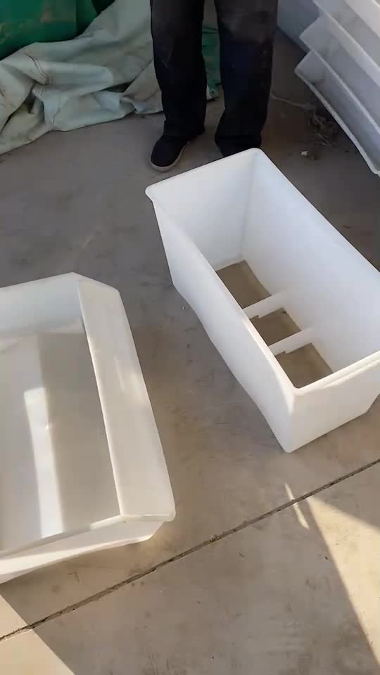 鸭料箱长方形鸭子吃料箱塑料鸭槽