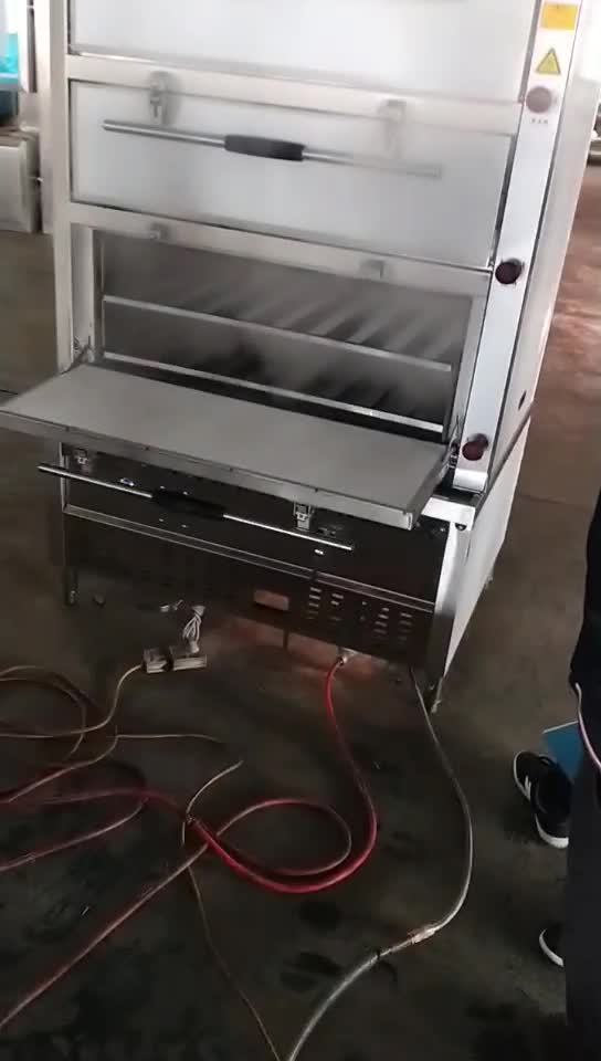 电加热900型不锈钢商用海鲜蒸柜试用