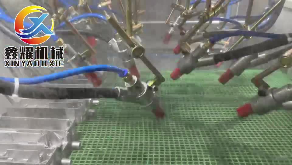自动喷砂机锌合金铸铝件表面处理自动喷砂机