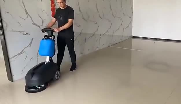 洁仕途手推式洗地机使用视频