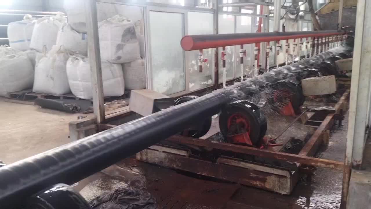 3PE防腐钢管生产流程