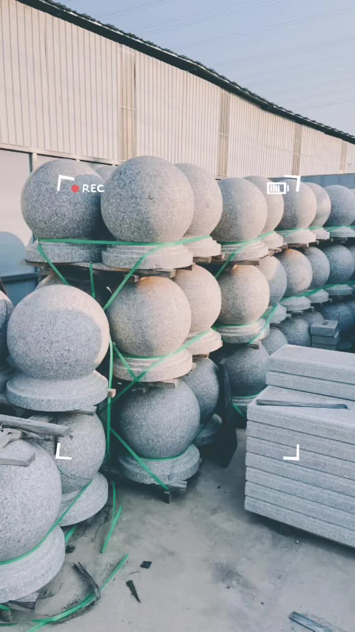 档车石球,路障挡车石球,广西花岗岩石球