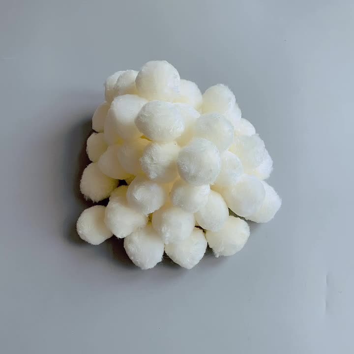 油田改性纖維球填料耐酸堿廢水纖維球硝化