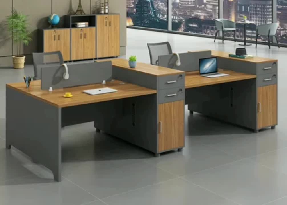 现代办公家具办公桌椅职员工位电销客服桌