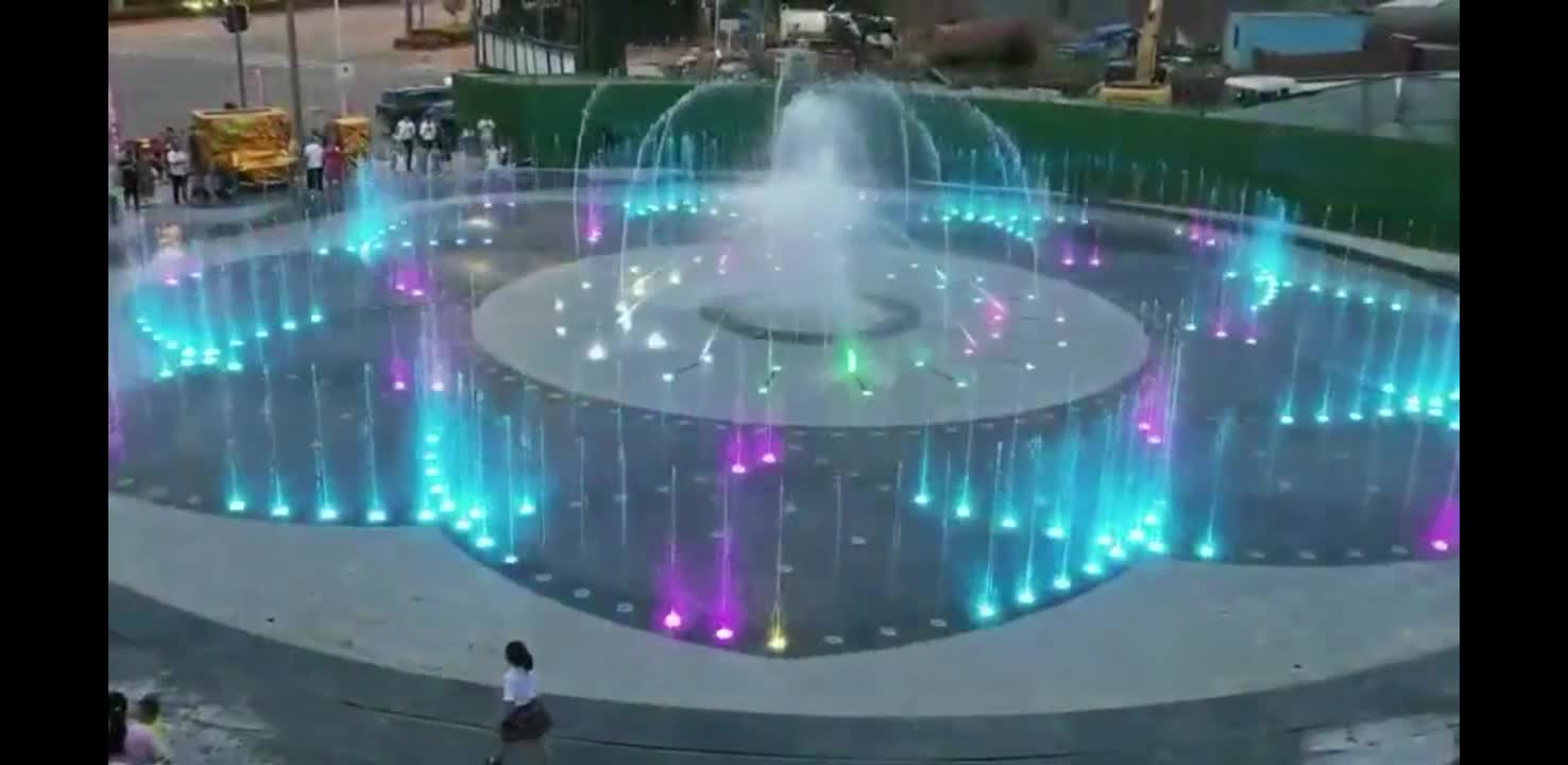 广场音乐喷泉施工