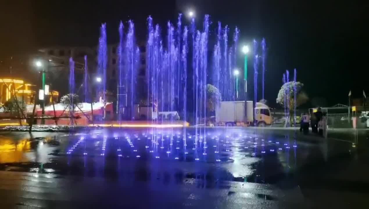 惠水房地产广场音乐喷泉
