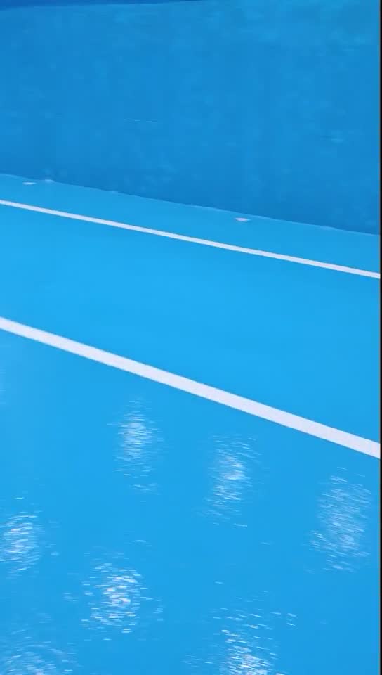 天蓝色环氧树脂防水漆游泳馆防水漆