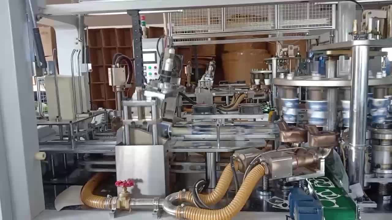 一次性纸杯生产操作过程视频