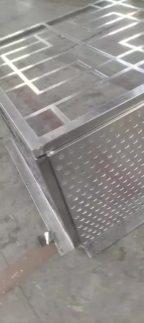 铝合金镂空铝单板空调罩装饰材料展式