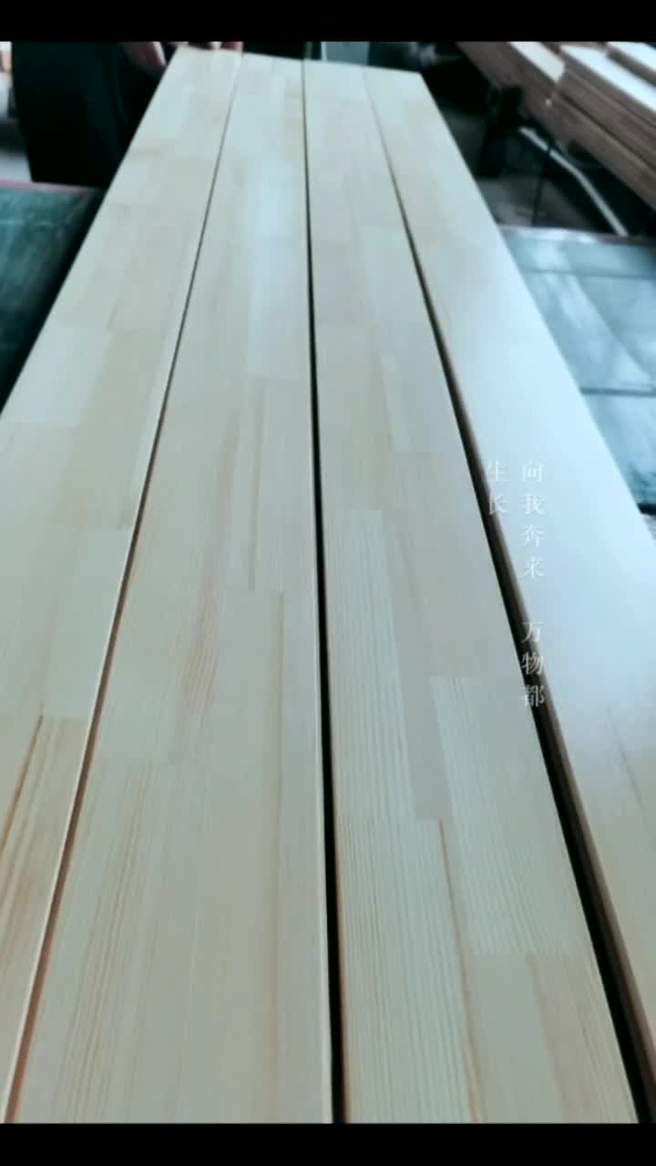 A级桦木面板生产中