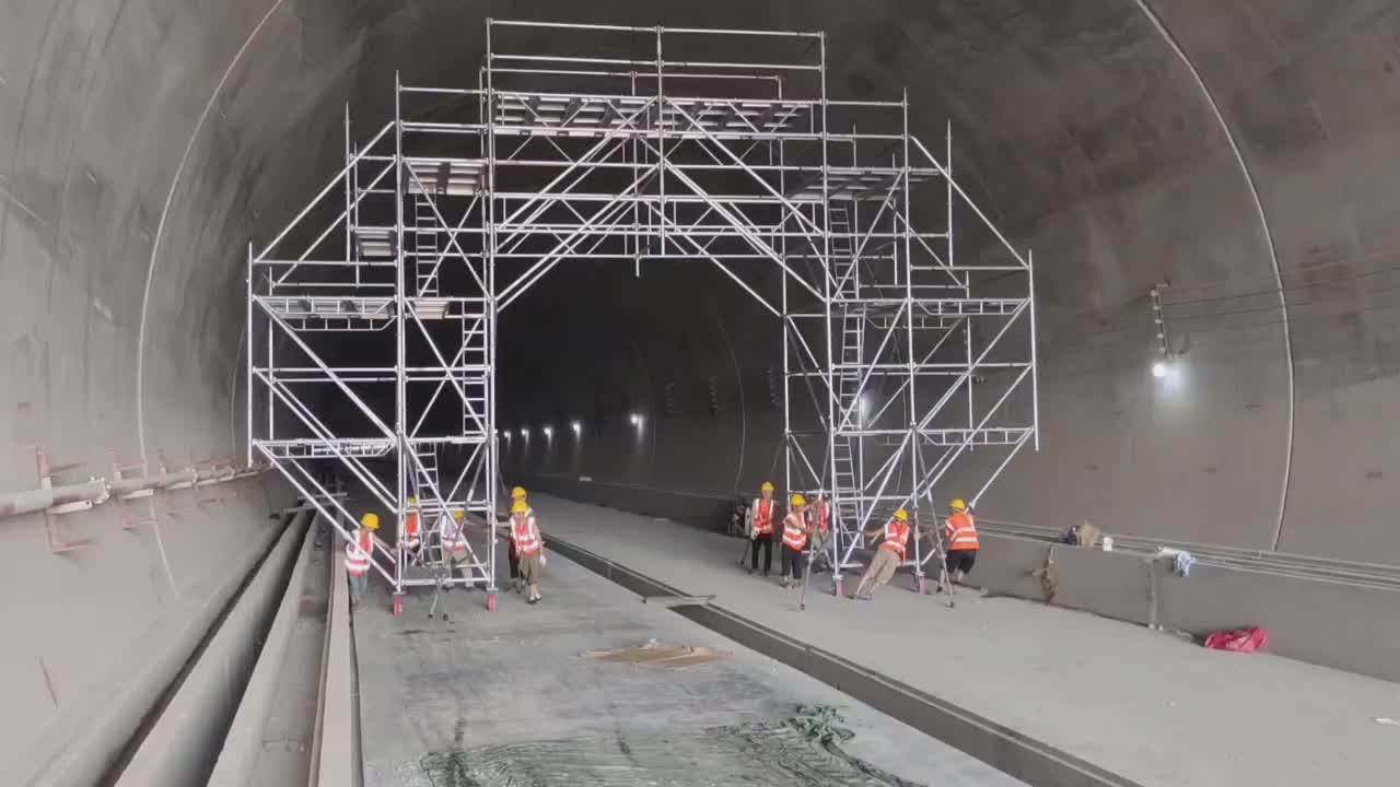 高铁隧道脚手架、高速隧道脚手架无焊接工艺