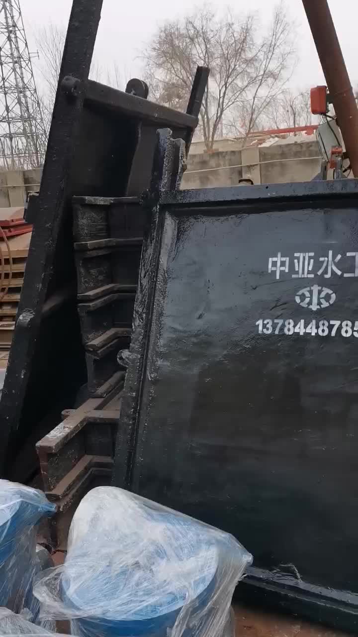 双止水铸铁闸门加工厂视频