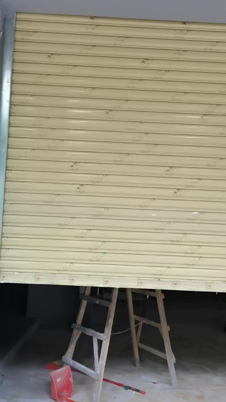 广东省工厂车间抗风电动卷帘门不锈钢卷闸门