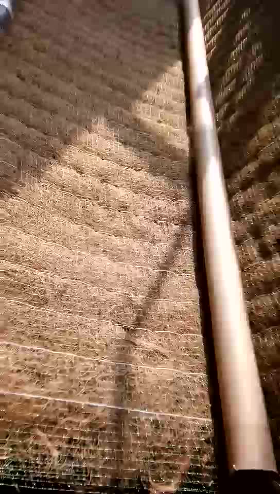 植草毯植物纤维毯生产过程