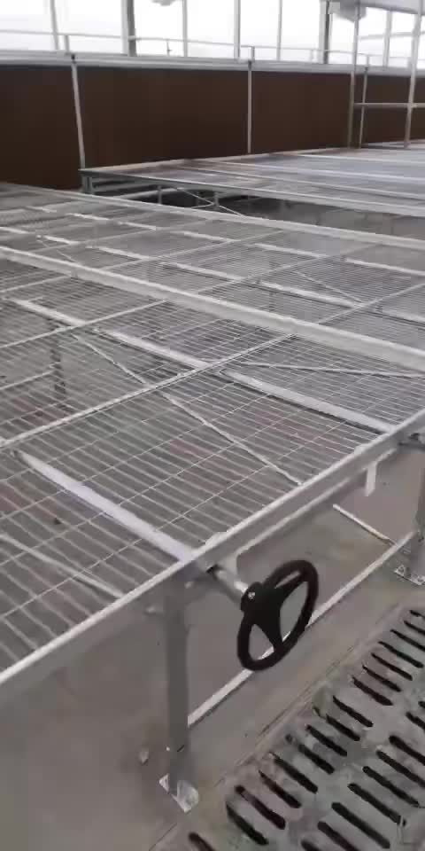生产安装温室大棚蔬菜花圃移动苗床网片