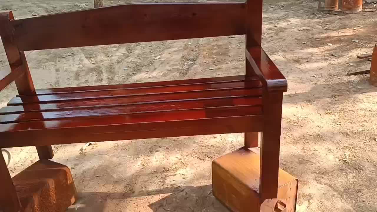 全实木座椅卯榫结构座椅户外椅