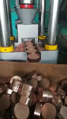 铜屑铜削铜米铜粒铜刨花压块机压饼机