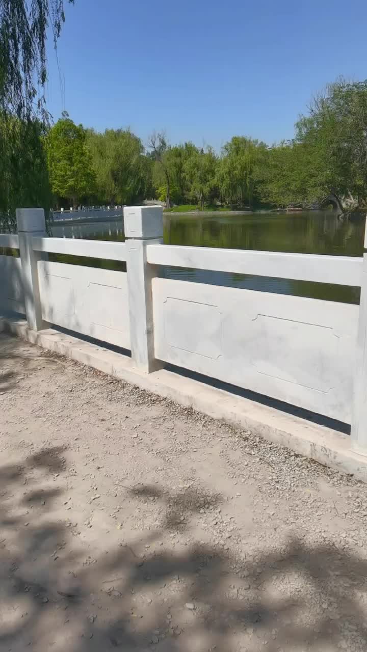 河边石栏杆-湖边石材护栏
